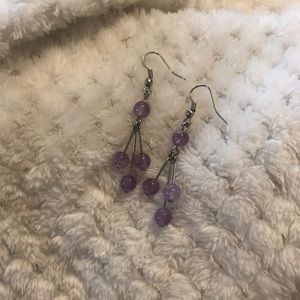 Amethyst earring set